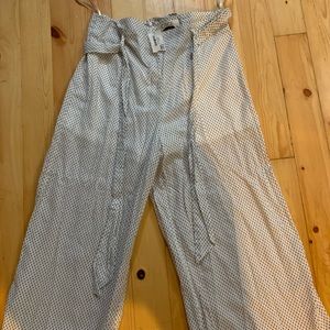 Cage flowy side leg pants